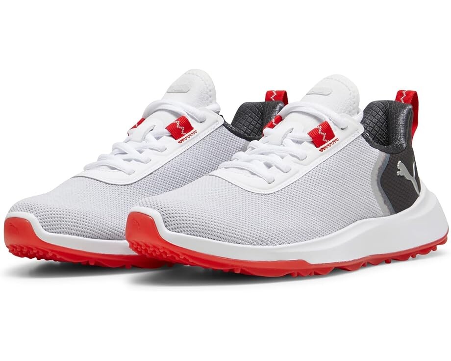 

Кроссовки PUMA Golf Fusion Crush Sport Jr, цвет Puma White/Dark Coal