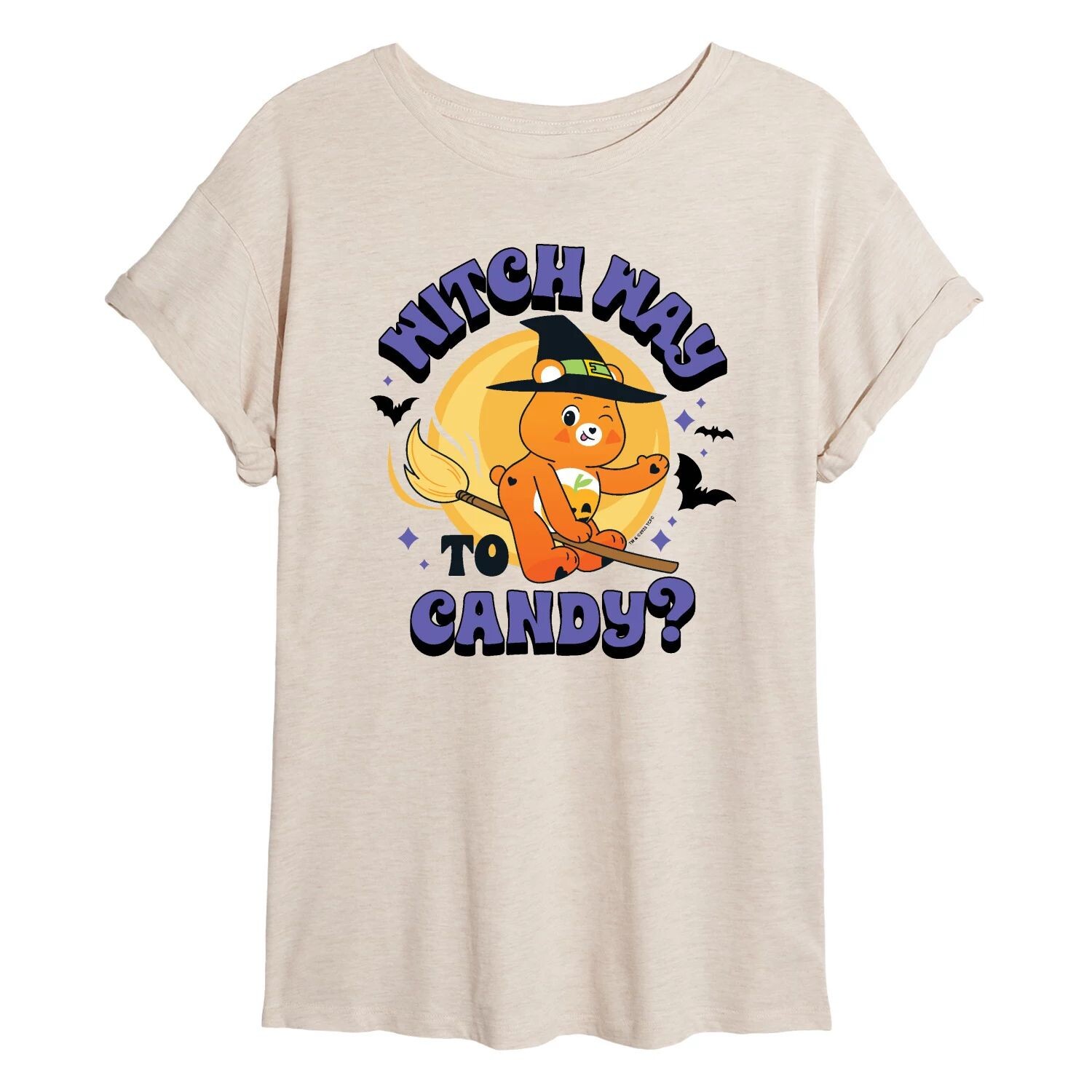 

Футболка с рисунком «Care Bears Unlock The Magic Witch Way» для юниоров Licensed Character, бежевый