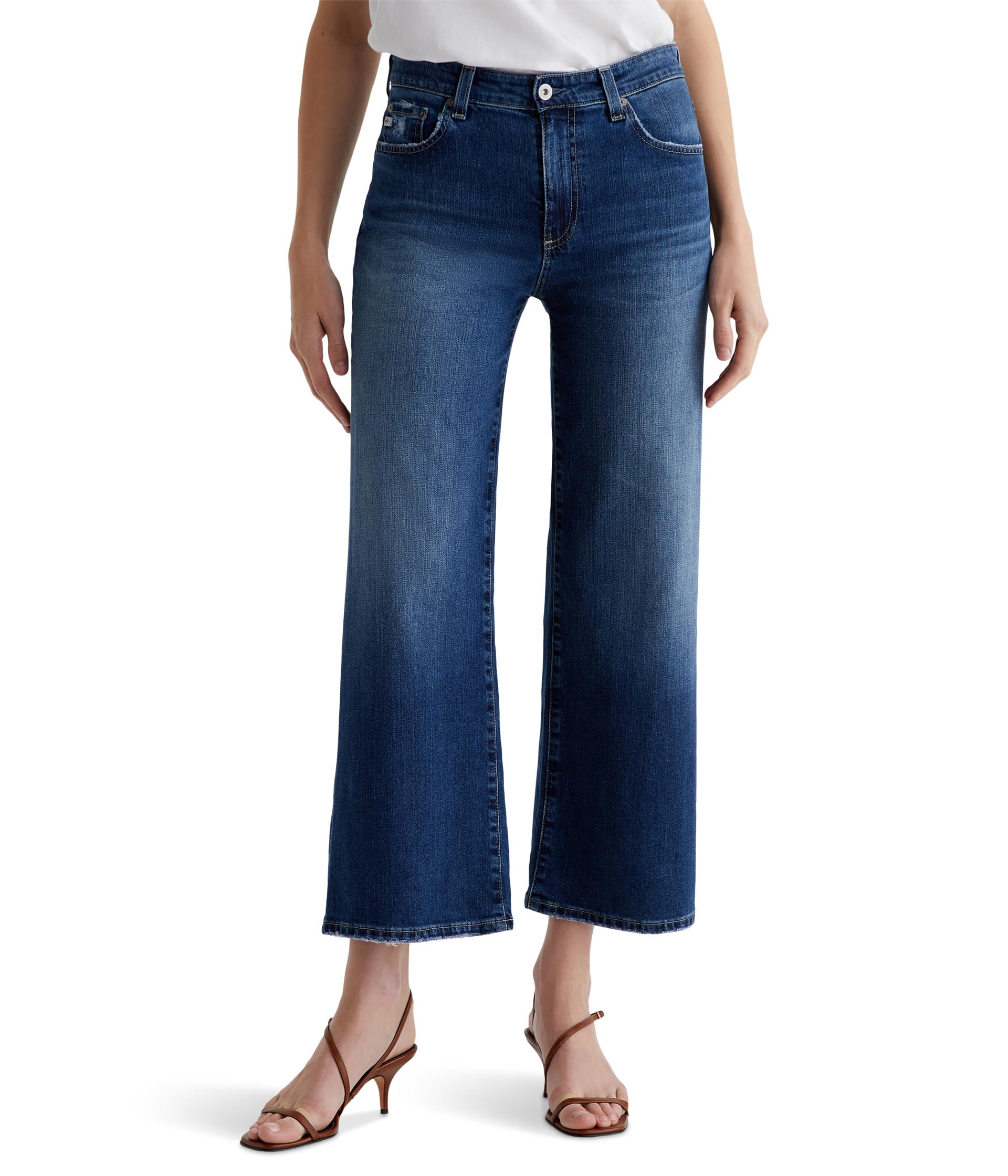 

Джинсы AG Jeans Saige Mid Rise Wide Leg In 7 Years La Jolla, 7 Years La Jolla