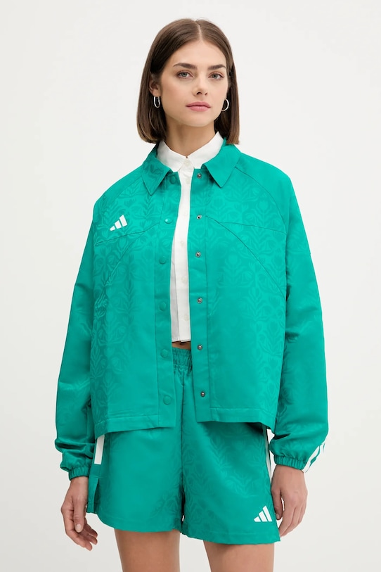 

Куртка House of Tiro Adidas, бирюзовый