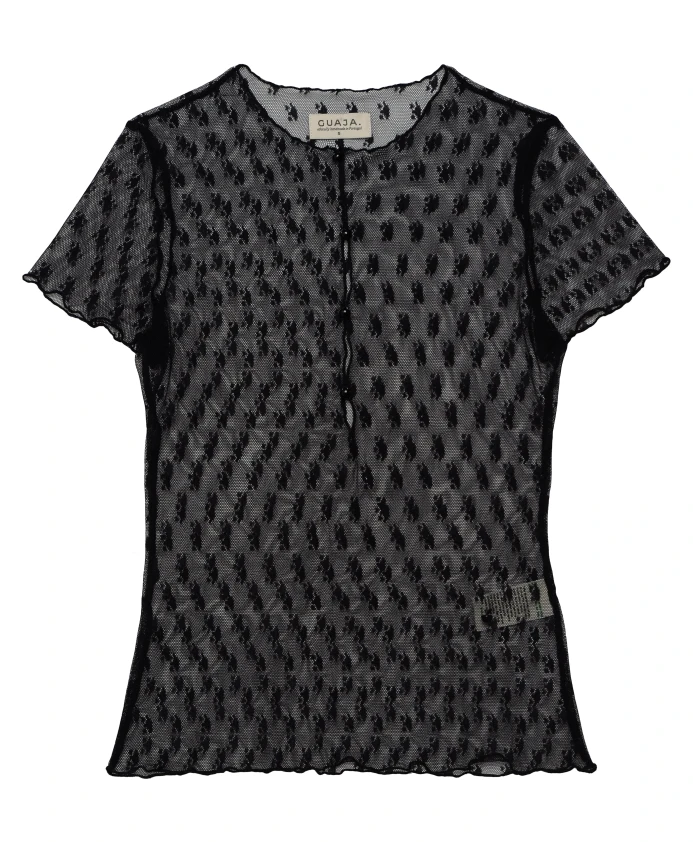 

Атласная блузка с длинными рукавами Halo Guaja., черный