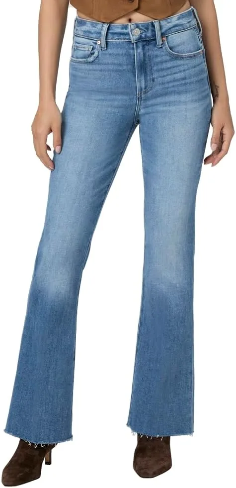 

Paige Women's Hr Lauren Canyon Petite Sm Bltps Raw Hem