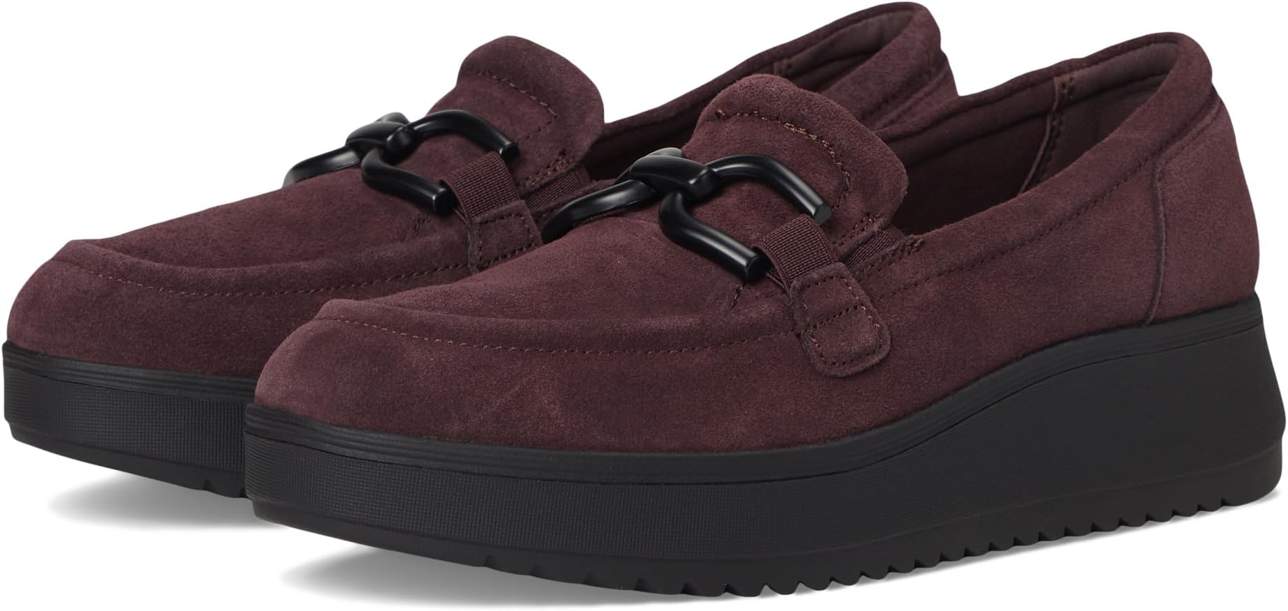 Лоферы Clarks Women's Zylah Top, Plum Suede
