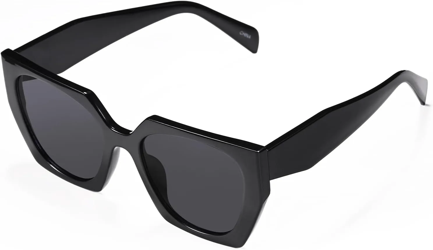 

Солнцезащитные очки Dollger Polarized Big Trendy Square Cat Eye для женщин, модные, стильные, в стиле ретро, ​​дизайнерские, с защитой от УФ-излучения UV400, Black
