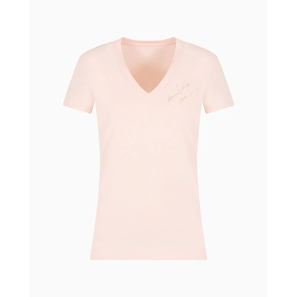 

Футболка Armani Exchange XW000600_AF10355 short sleeve v neck, белый