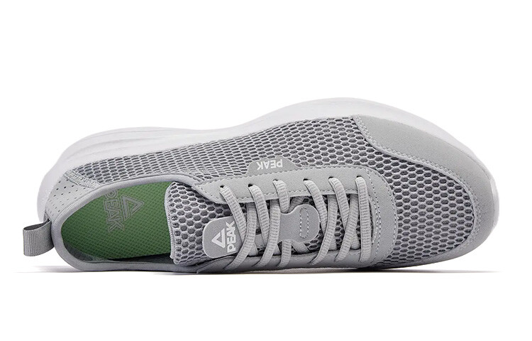 Кроссовки PEAK Lifestyle Shoes Men Low-top Gray, белый/серый — фото 4