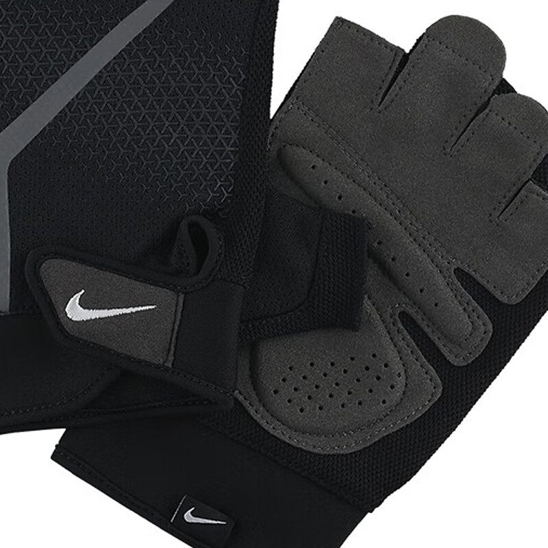 Пояс для тяжелой атлетики/спортивные перчатки Nike, цвет Black 945 — фото 4