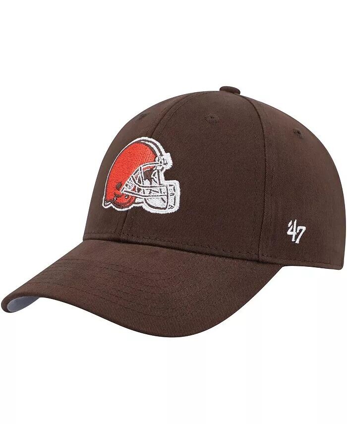 

Коричневая регулируемая шляпа MVP с логотипом команды Cleveland Browns для мальчиков и девочек дошкольного возраста '47 Brand, коричневый