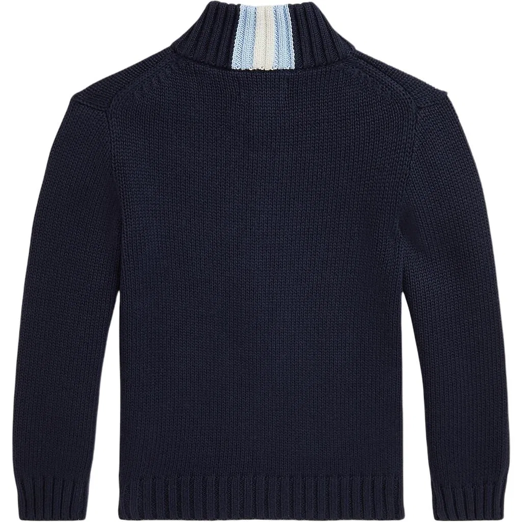 Свитер классический Marine Blue Polo Ralph Lauren — фото 3