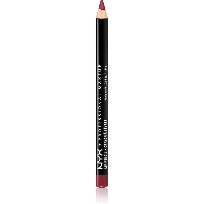 

NYX Professional Makeup Slim Lip Pencil точный карандаш для губ оттенка Plush Red 1 г