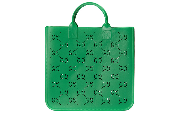 

Gucci Резиновая сумка-шоппер, сумка для покупок, детская сумка-тоут, зеленая