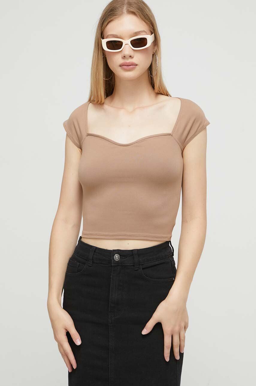 

Футболка Hollister Co., бежевый