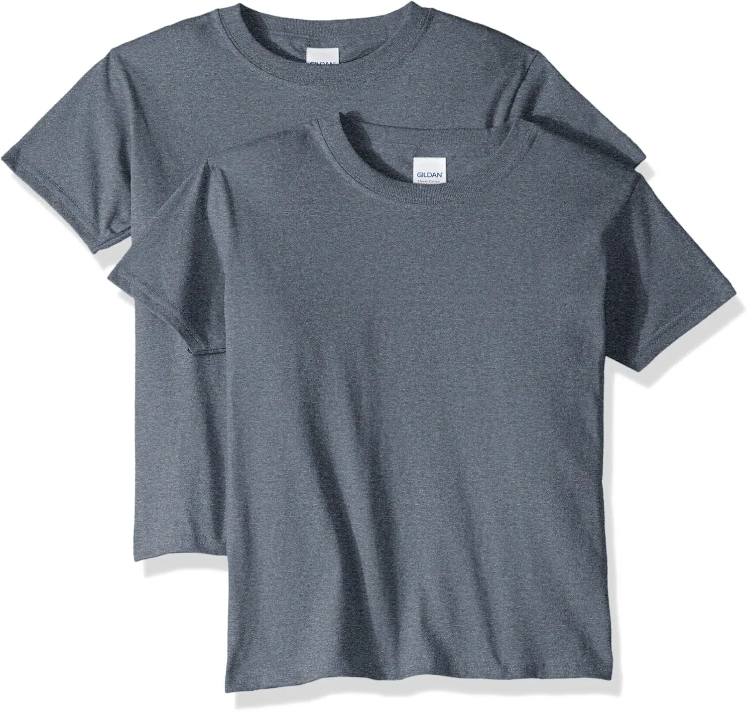 Детская футболка хлопковая Gildan, 2 шт, Dark Heather
