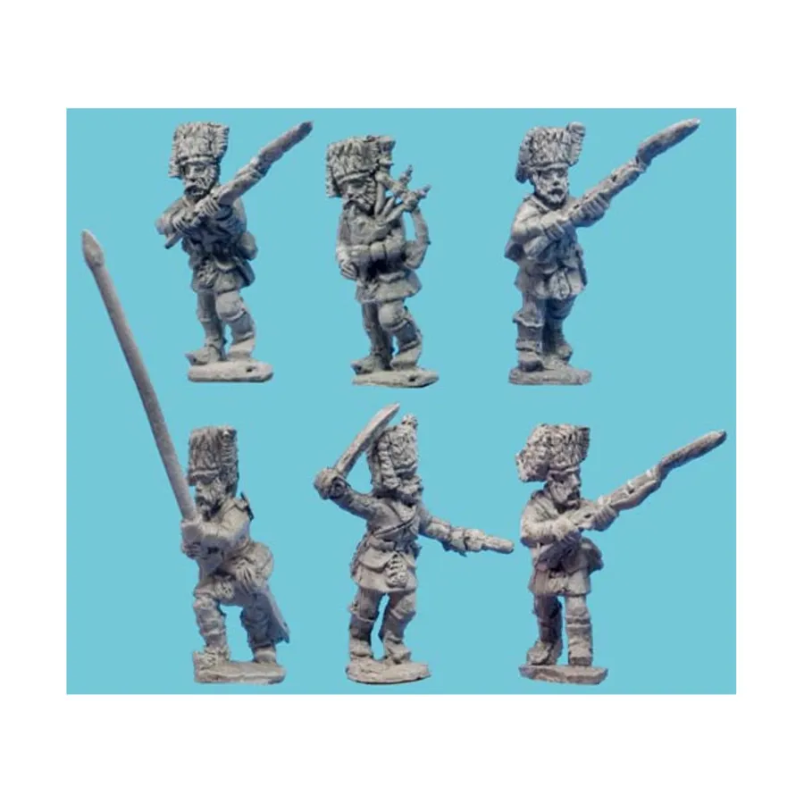 

Горцы наступают под командованием, Colonial Wars - Indian Mutiny - British (15mm) (Blue Moon)