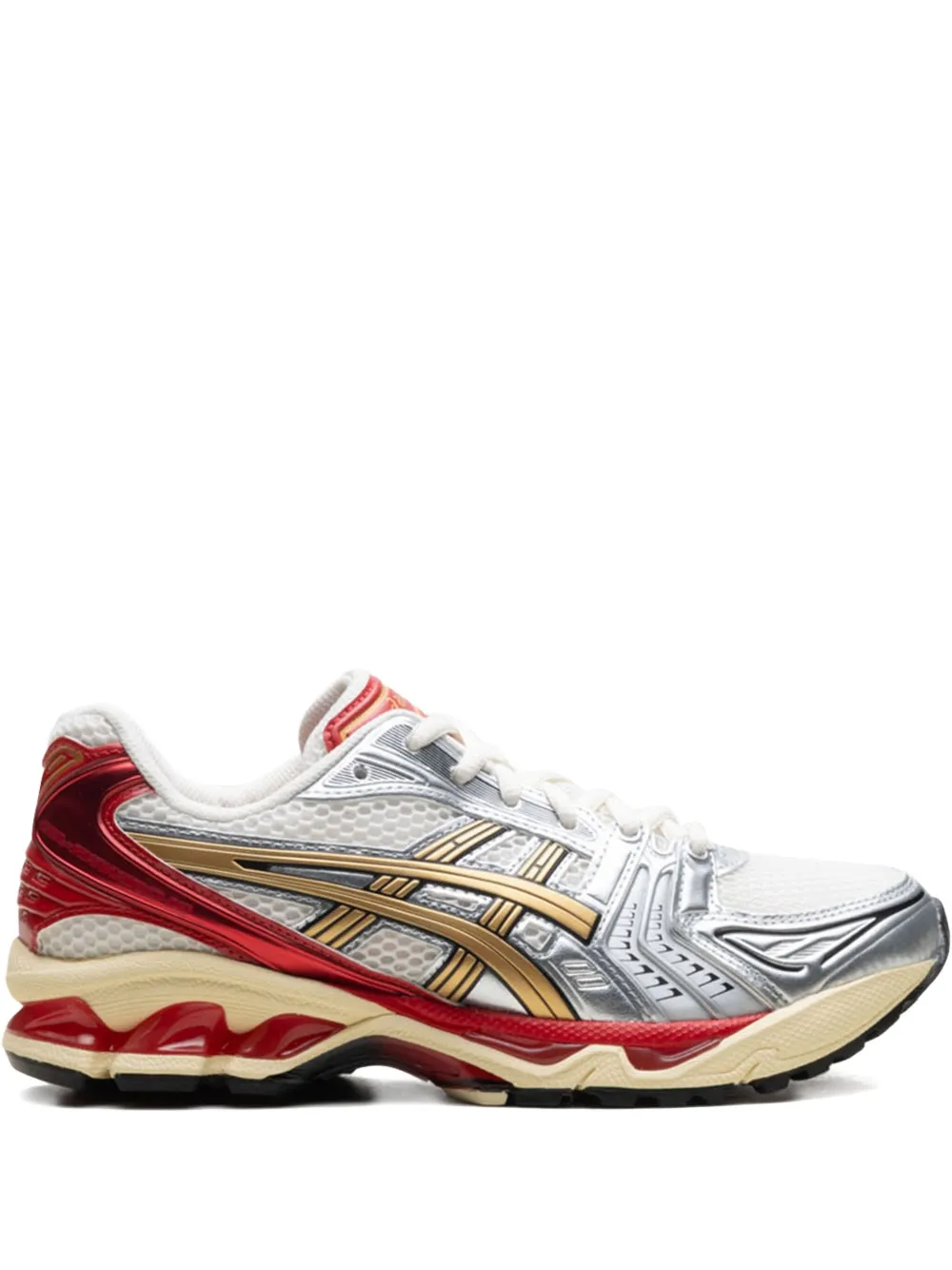 

Кроссовки GEL-KAYANO 14 Cream/Pure Gold из коллаборации с Politics ASICS, белый
