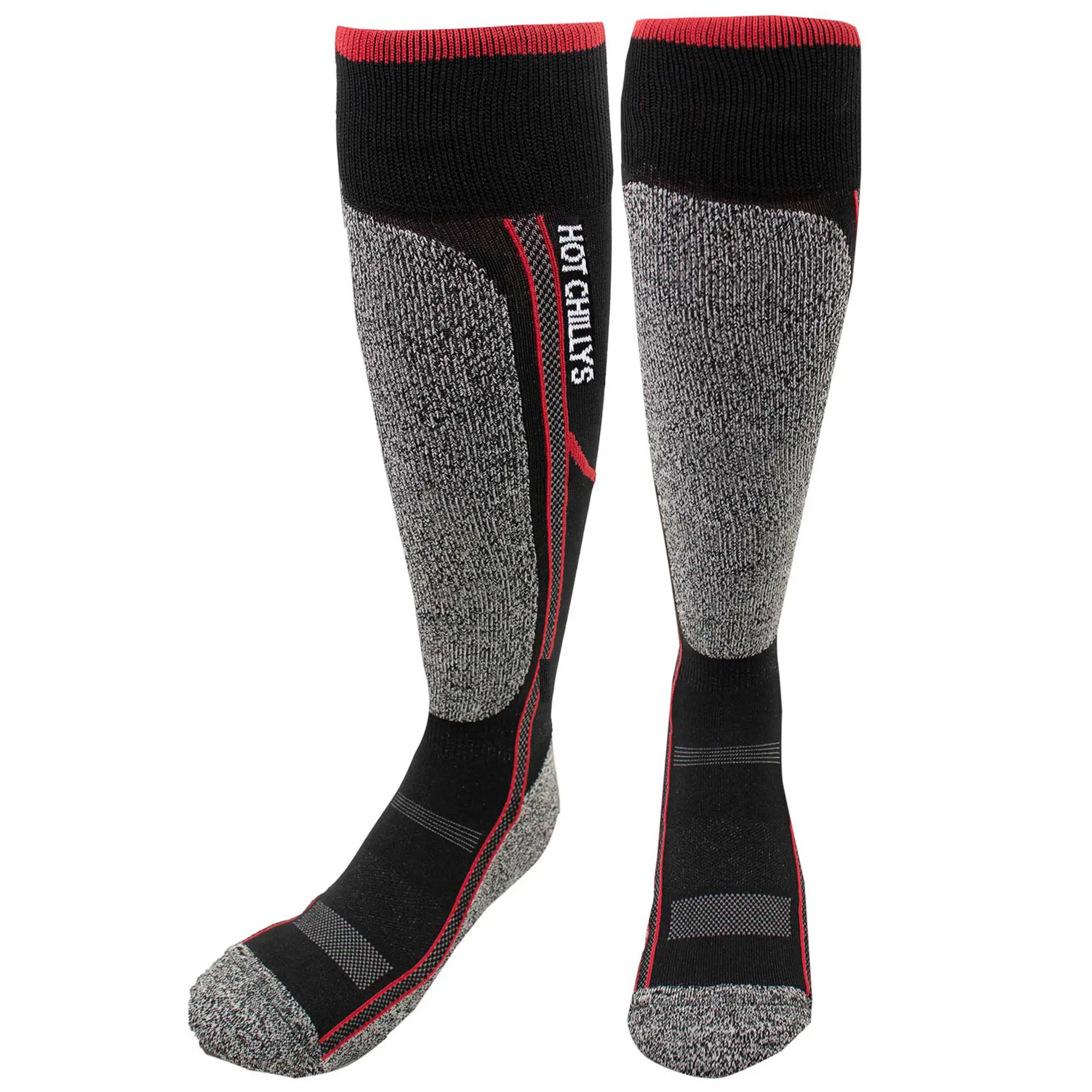 

Детские носки Elite Heat Low Volume Hot Chillys, Black/Red