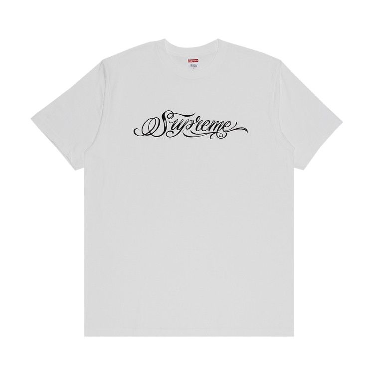 

Футболка Supreme Script Tee, White