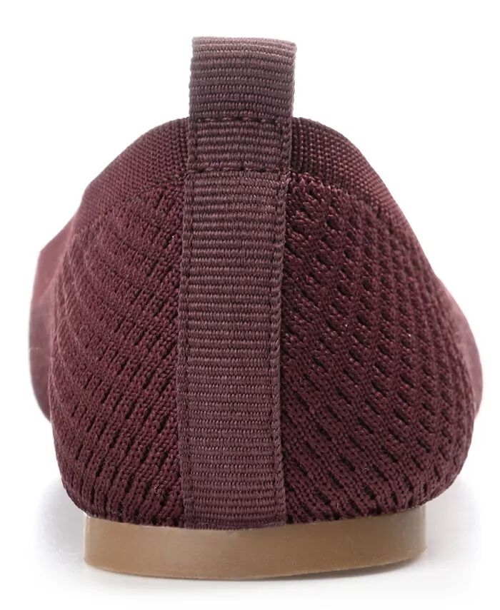 Женские балетки Maryann Knit Round Toe Journee Collection, красный — фото 3