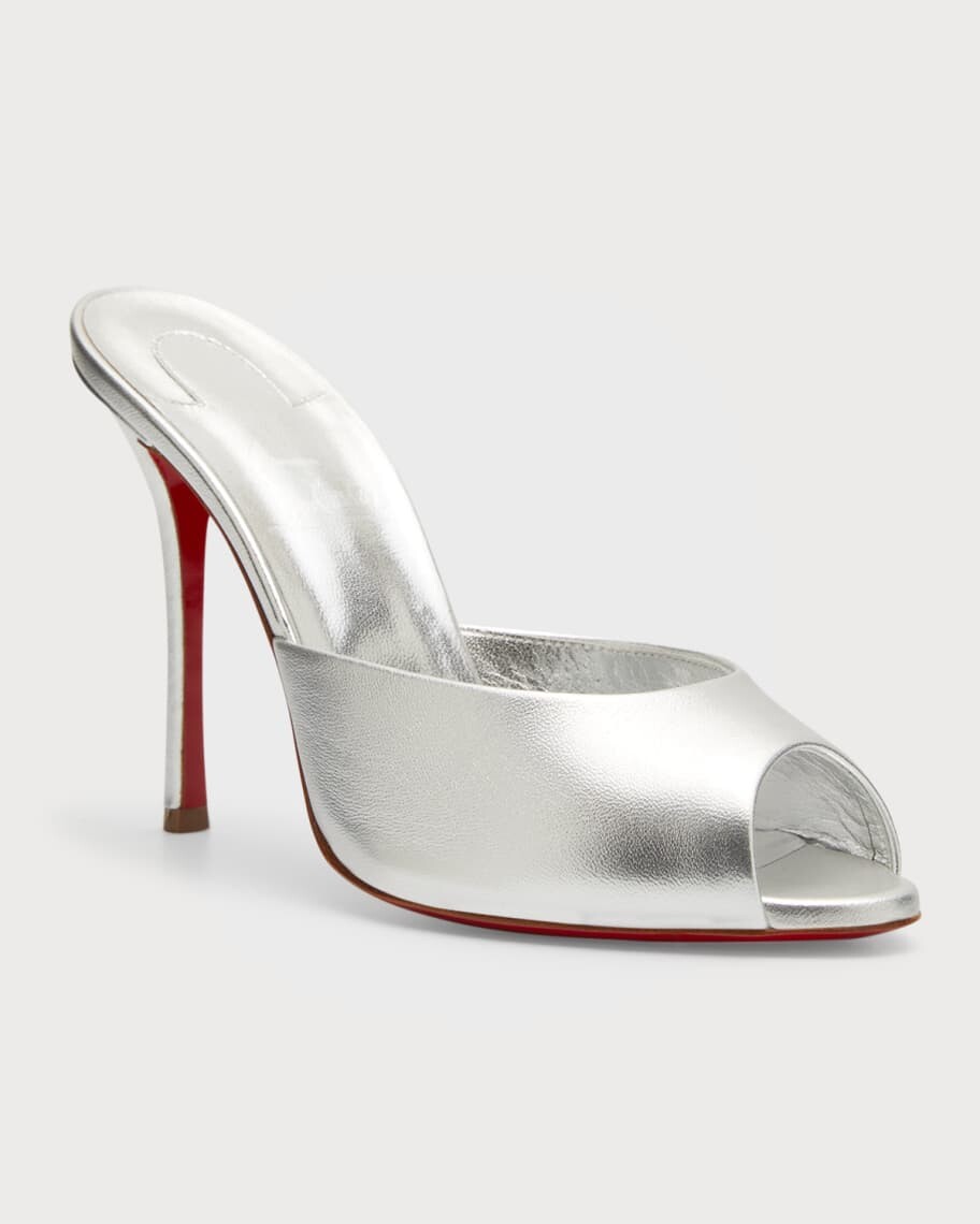 Сандалии Me Dolly с красной подошвой и эффектом металлик Christian Louboutin — фото 3