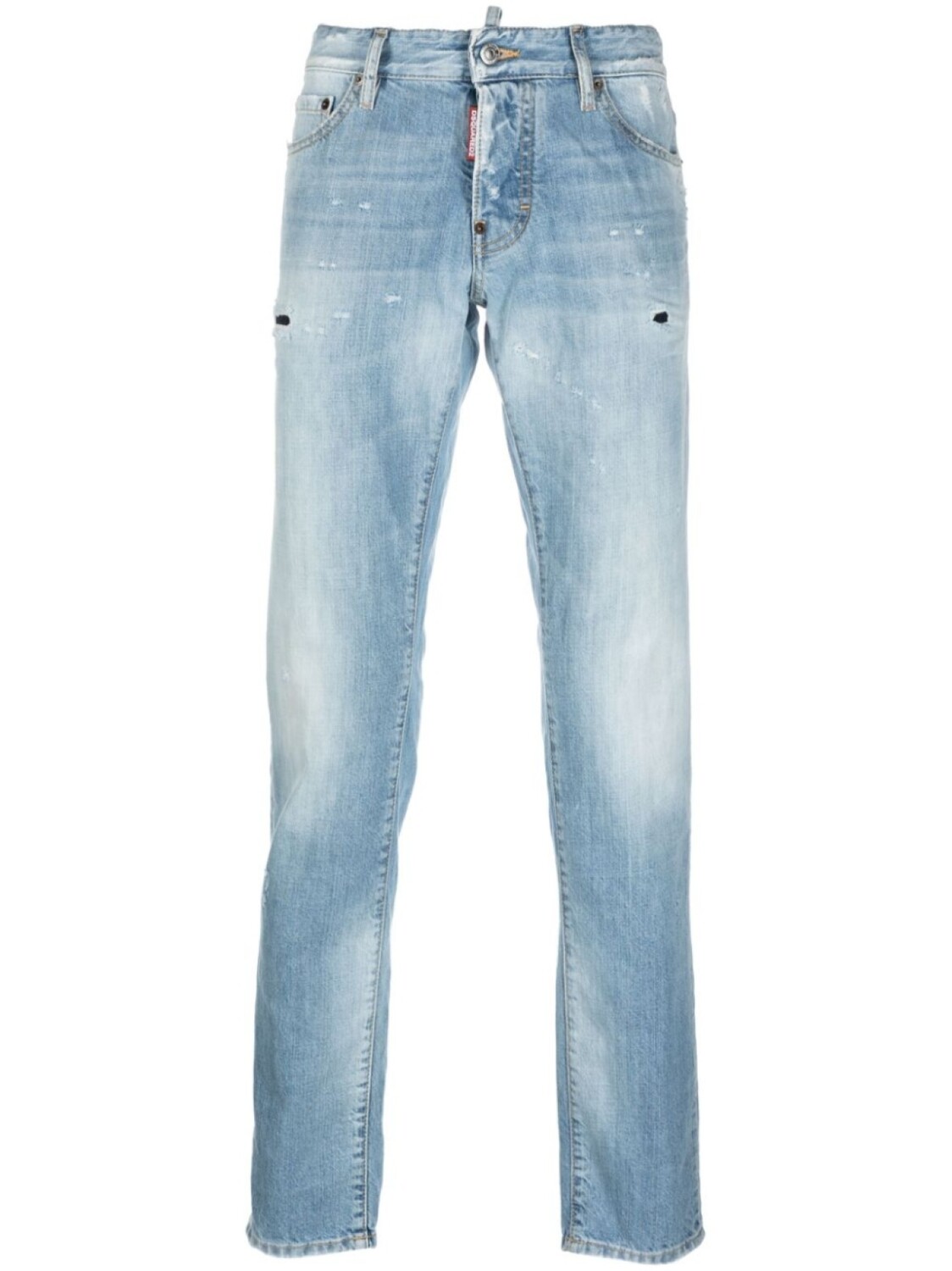 

Dsquared2 узкие джинсы с заниженной талией, синий