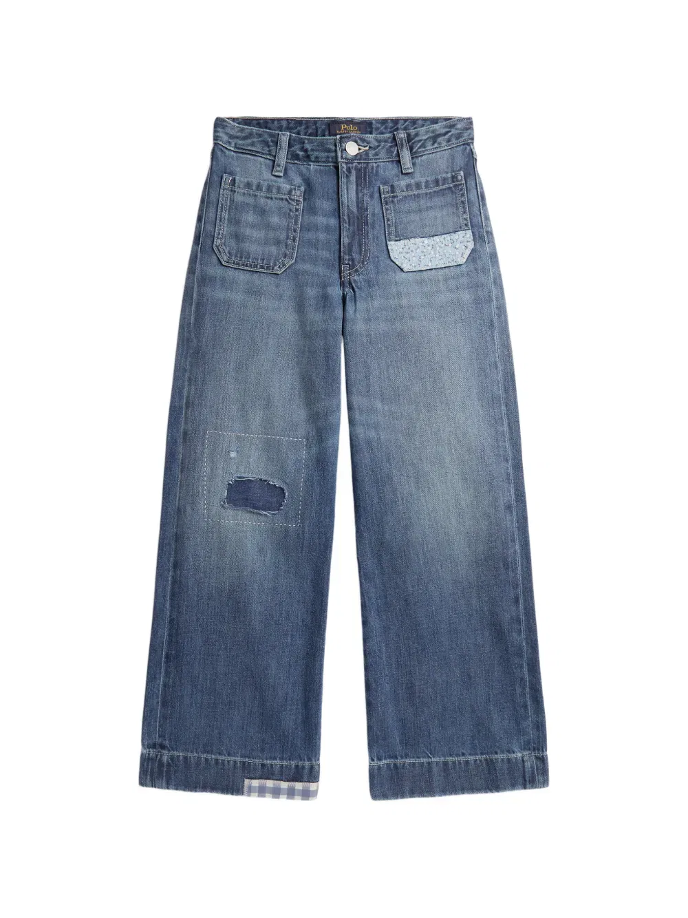 Джинсы с петлями для ремня Polo Ralph Lauren Kids, синий