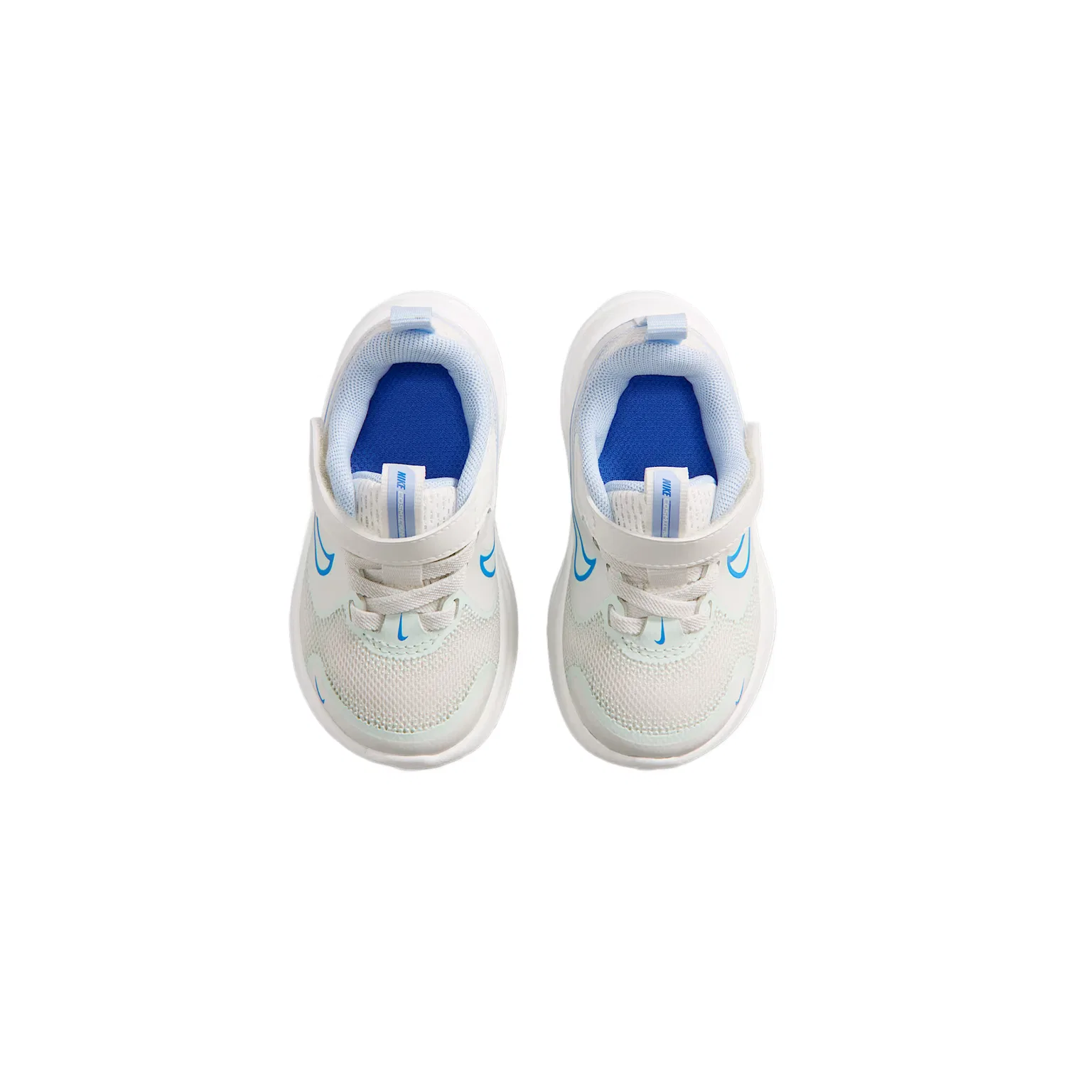 Кроссовки Cosmic Runner Mesh Support Rebound Low top для малышей Nike, Sail White/Hydrogen Blue/Slight Green/Crystal Blue — фото 4