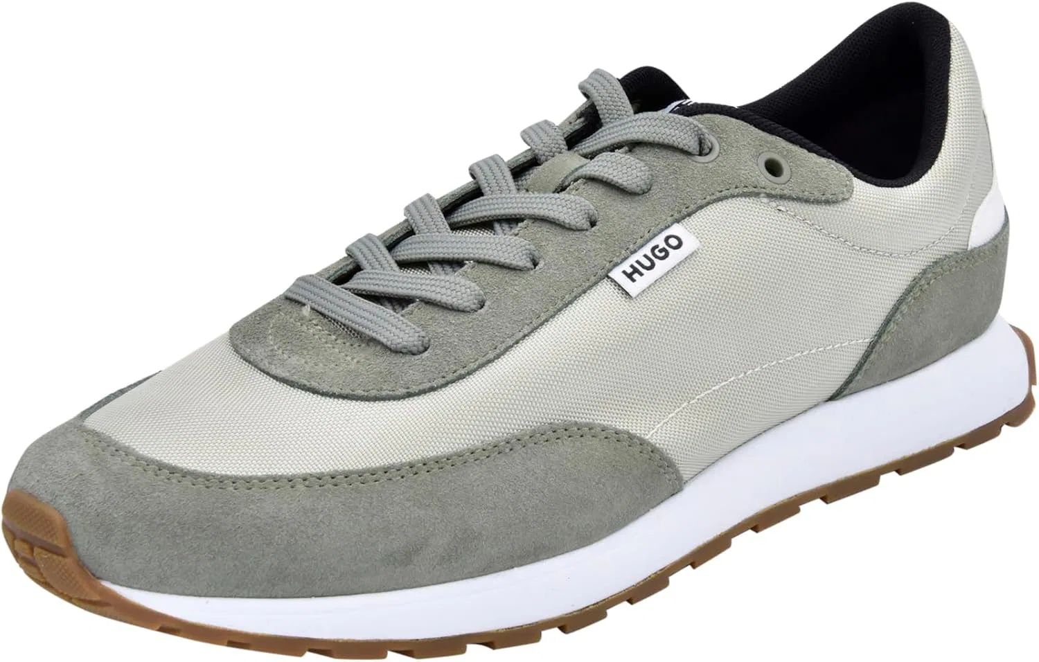 Мужские беговые кроссовки HUGO Icelin Mix Material, Taupe Grey Khaki