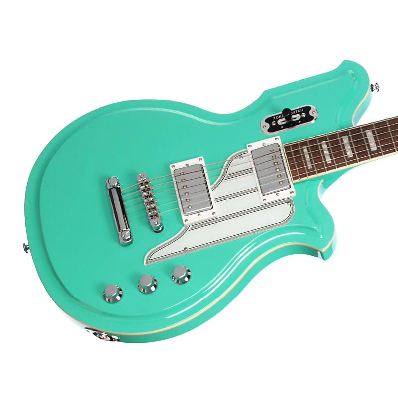 

Электрогитара Airline Guitars MAP Baritone - Seafoam Green - 27" Scale Electric Guitar - NEW!