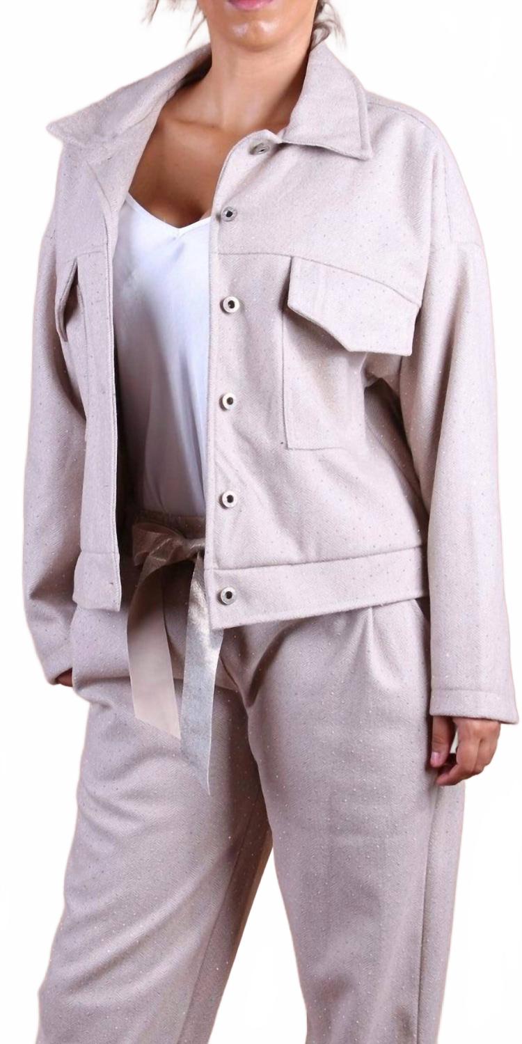 

Бежевая куртка Gemma GIGI MODA