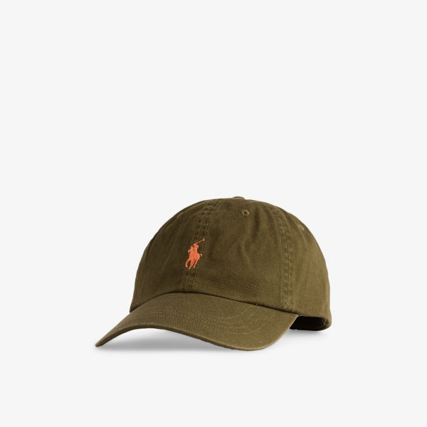 

Кепка Polo Ralph Lauren с регулируемой застежкой и вышитым логотипом, оливковый