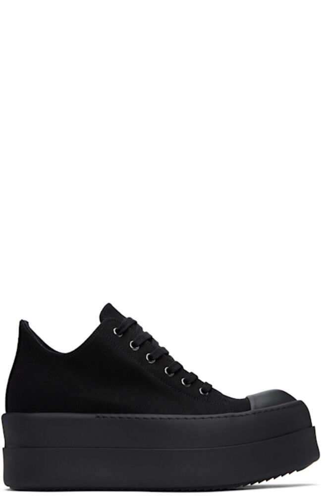 

Черные кроссовки Hollywood Double Bumper Low Sneaks Rick Owens DRKSHDW