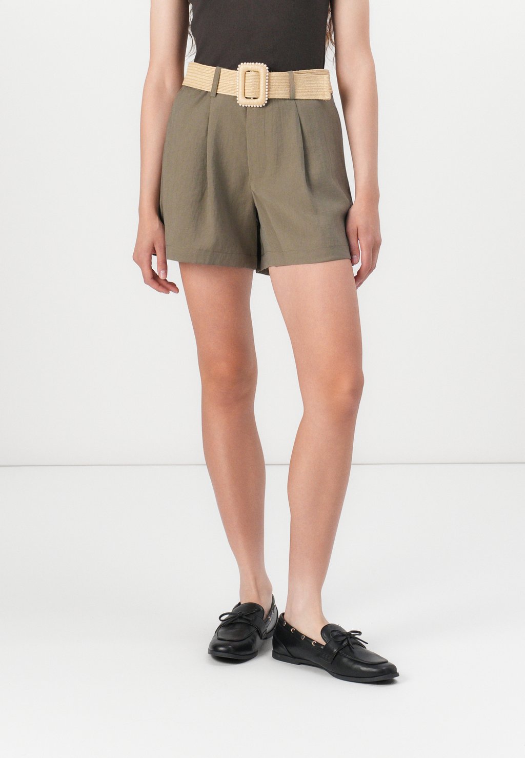 

Шорты ONLELINA PLEAT BELT PANT ONLY, хаки