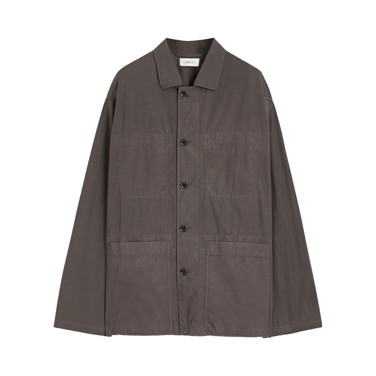 

Куртка Lemaire Workwear Shirt Jacket 'Dark Brown', коричневый