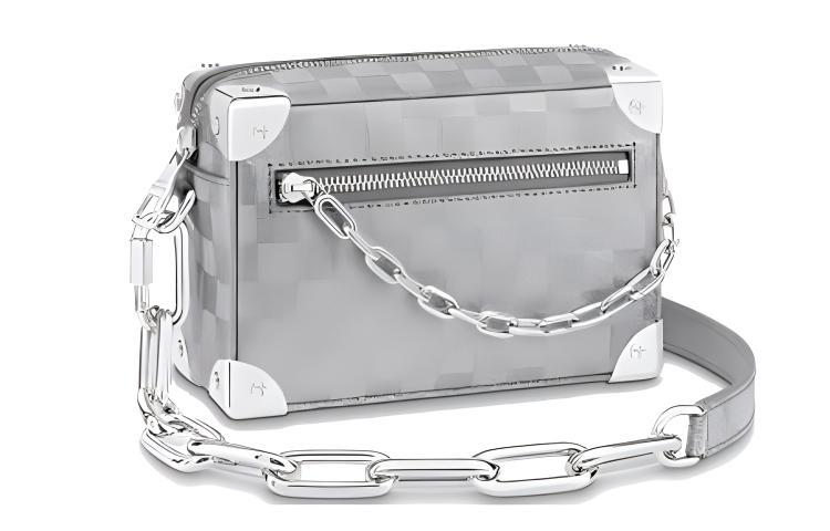 

LOUIS VUITTON Сумка Mini Soft Trunk Glitter Silver