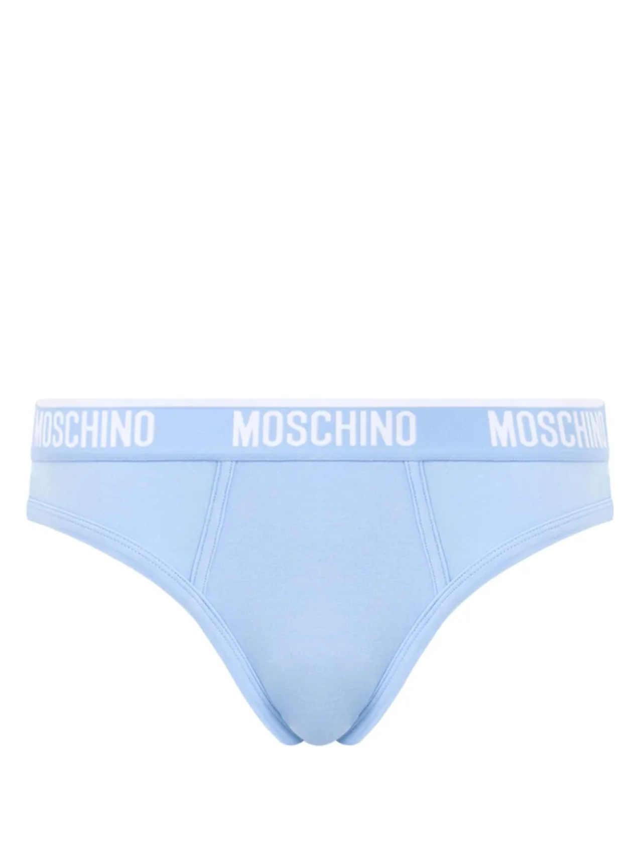 

Moschino трусы-брифы с логотипом, синий