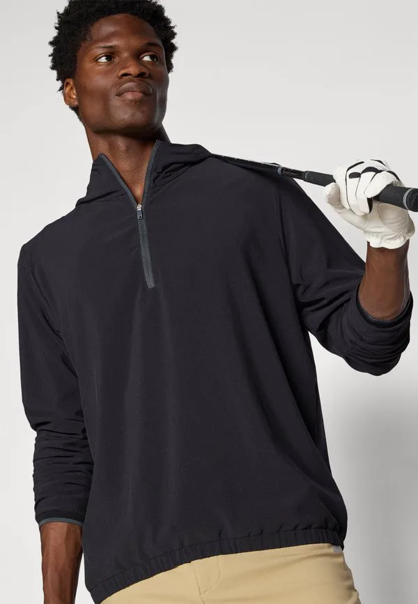 Куртка-Анорак ultimate365, ветровка Adidas Golf, Black/Carbon — фото 4