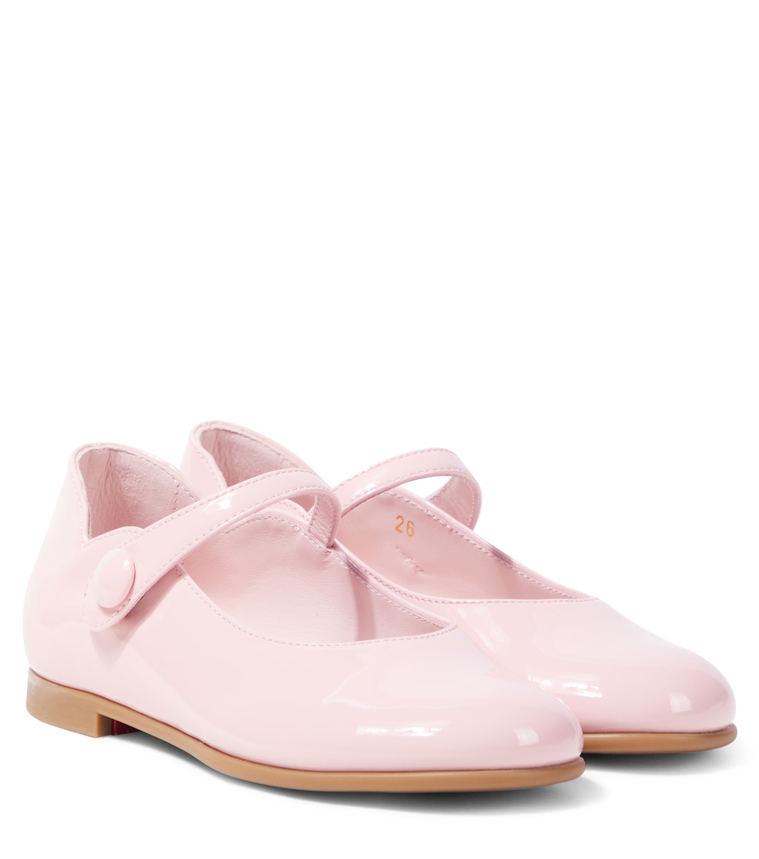 

Кожаные балетки Melodie Chick Mary Jane Christian Louboutin Kids, Rosy/Lin