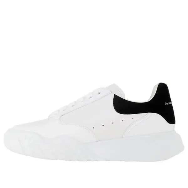 

Кроссовки oversized court trainer 'white black' Alexander Mcqueen, белый