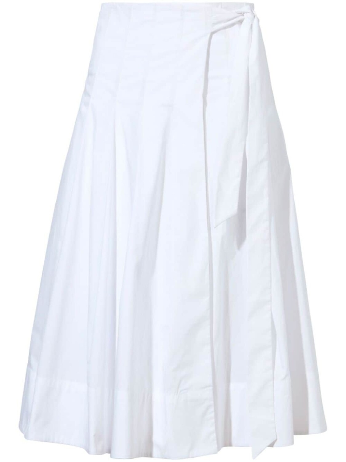 

Proenza Schouler White Label юбка миди с запахом и складками, белый
