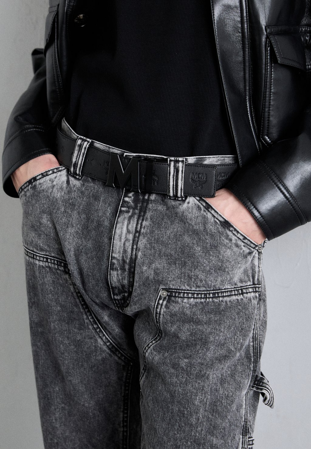 

Пояс CLAUS BELT UNISEX MCM, черный