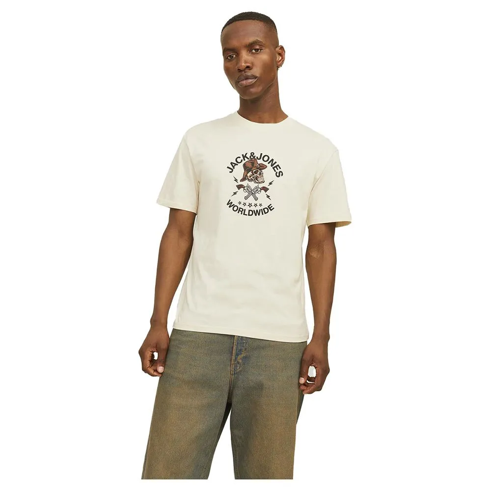 

Футболка Jack & Jones Seven Skull, бежевый