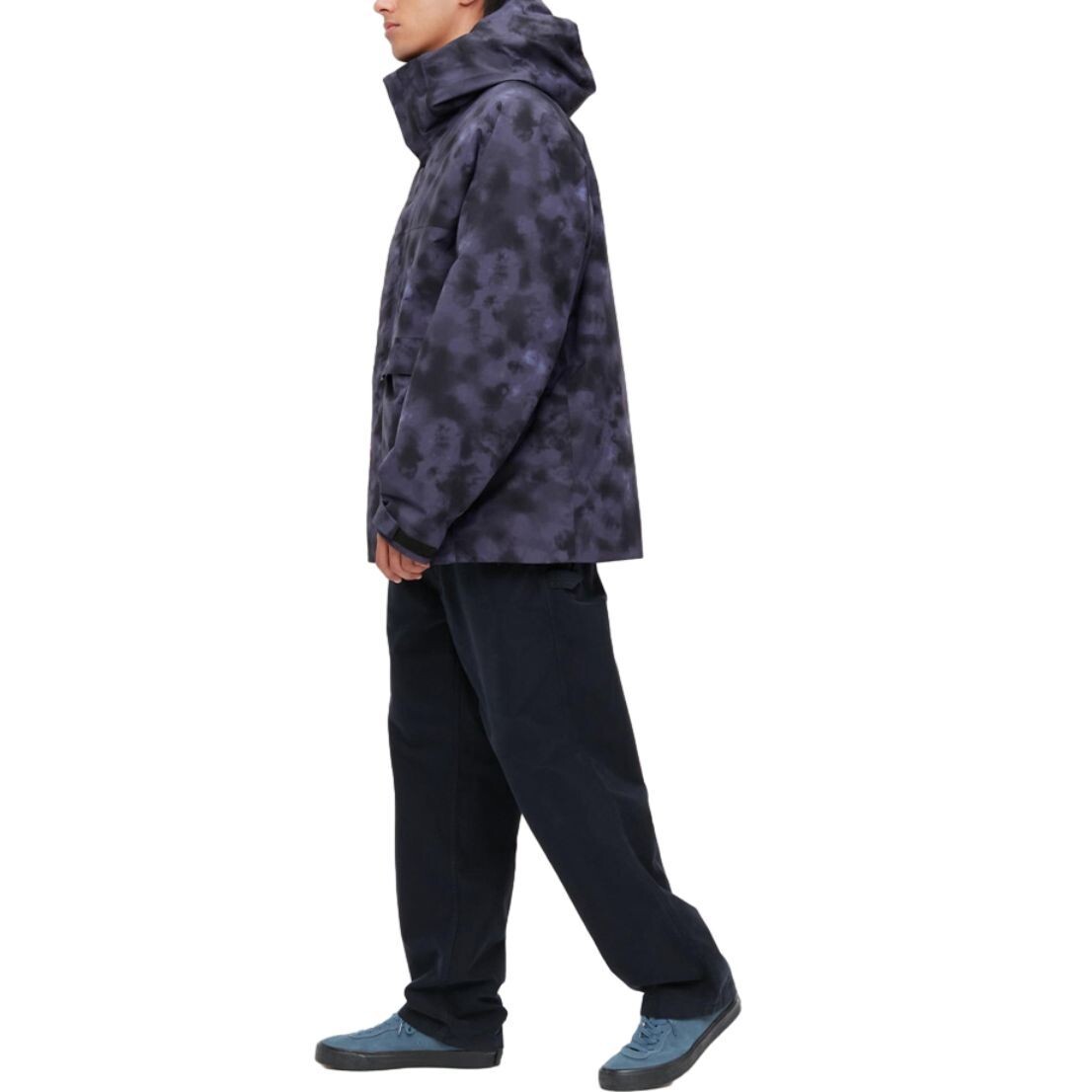 Куртка Uniqlo Hirano Ayumi ветрозащитная, 76 фиолетовый — фото 3
