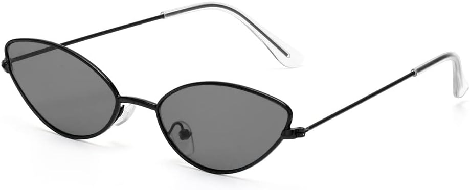 

Ретро-солнцезащитные очки в маленькой оправе овальной формы с защитой от УФ-излучения UV400, летние винтажные солнцезащитные очки и аксессуары XLUMIO, A-black-black Grey