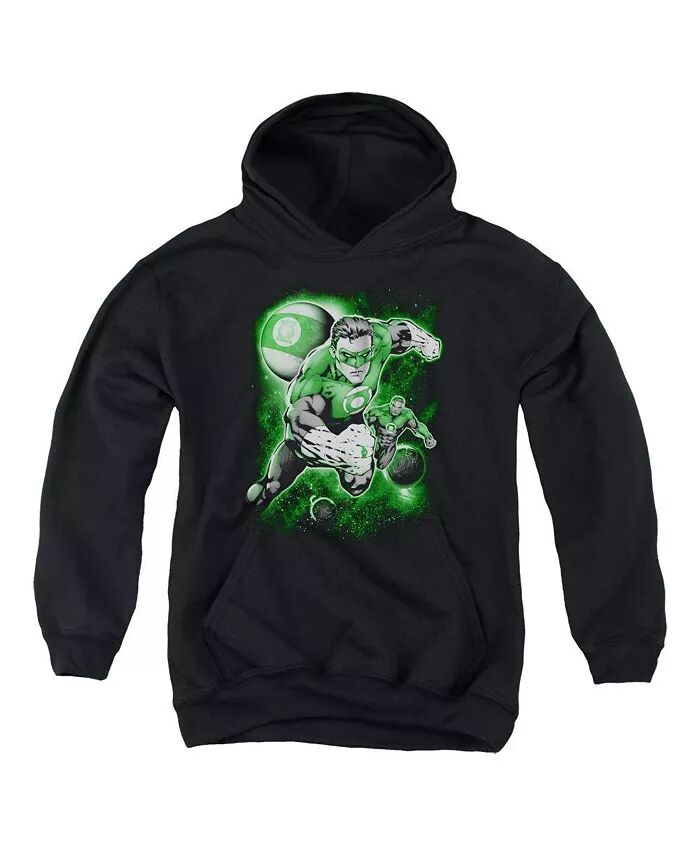 

Толстовка с капюшоном Lantern Planet для мальчиков и девочек Green Lantern, черный