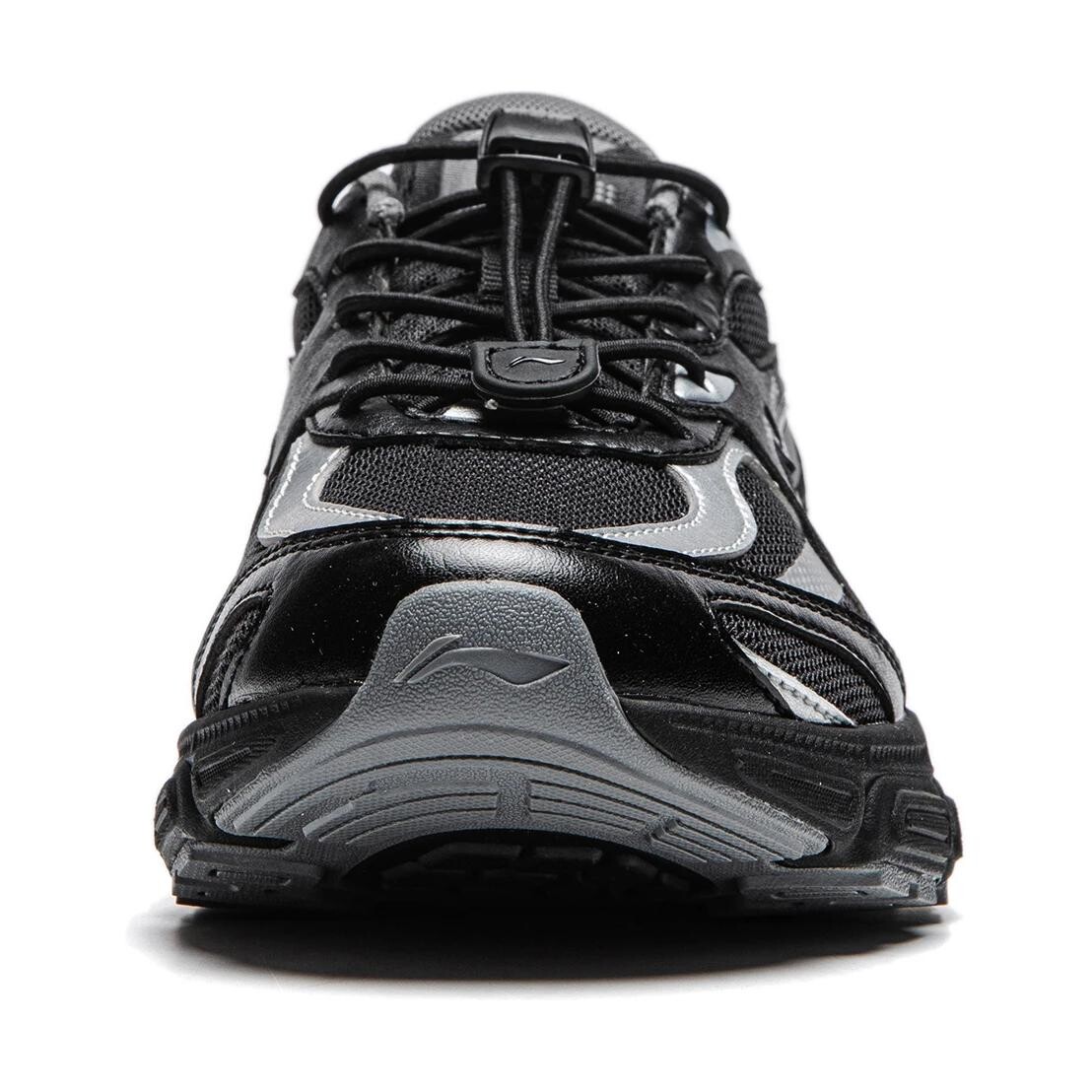 Кроссовки LINING YOUNG Kids Lifestyle Shoes GS Low-top Dark Gray, черный/серый — фото 3