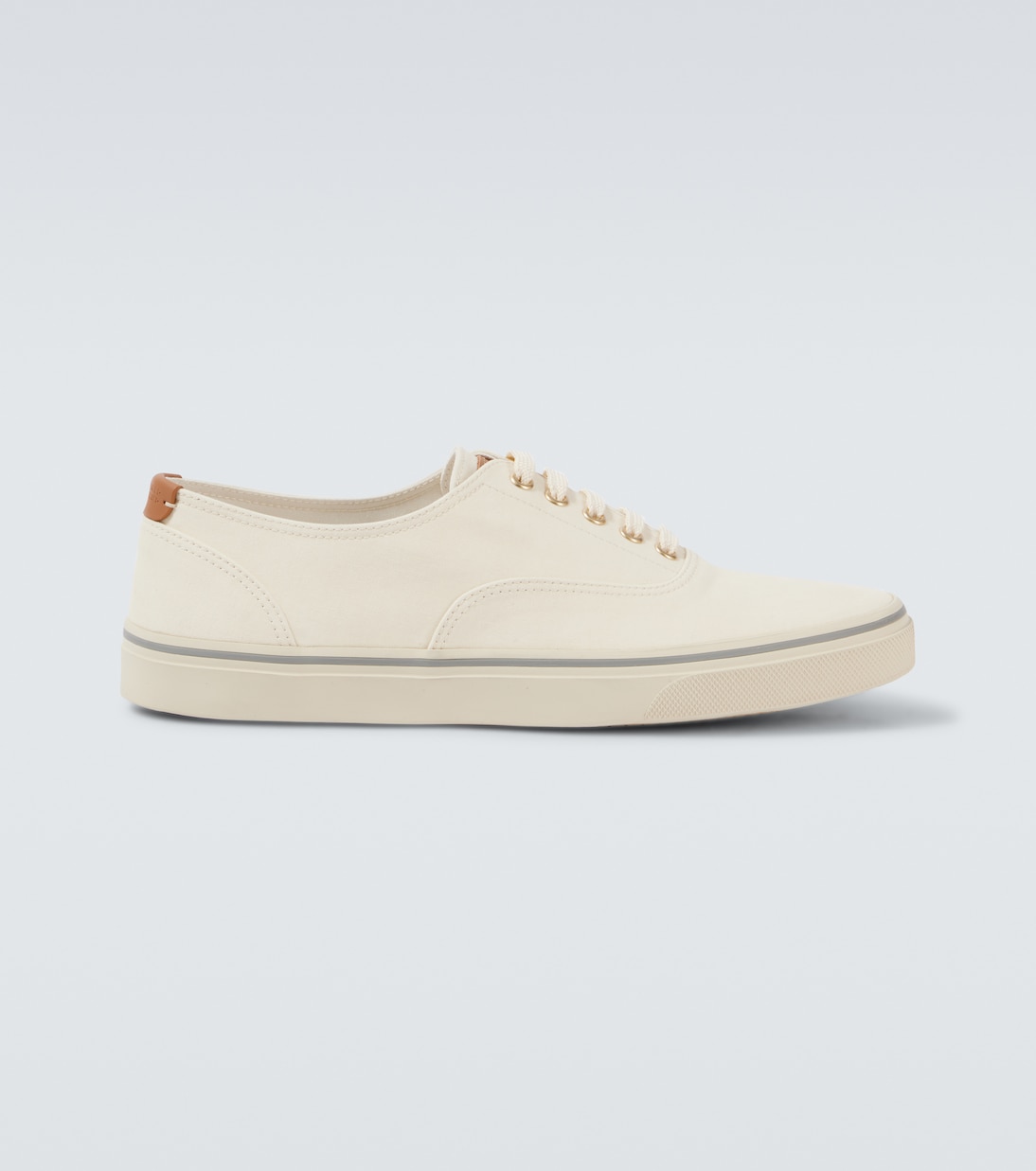 

Кроссовки из холста Brunello Cucinelli, CJA68 (Cream)