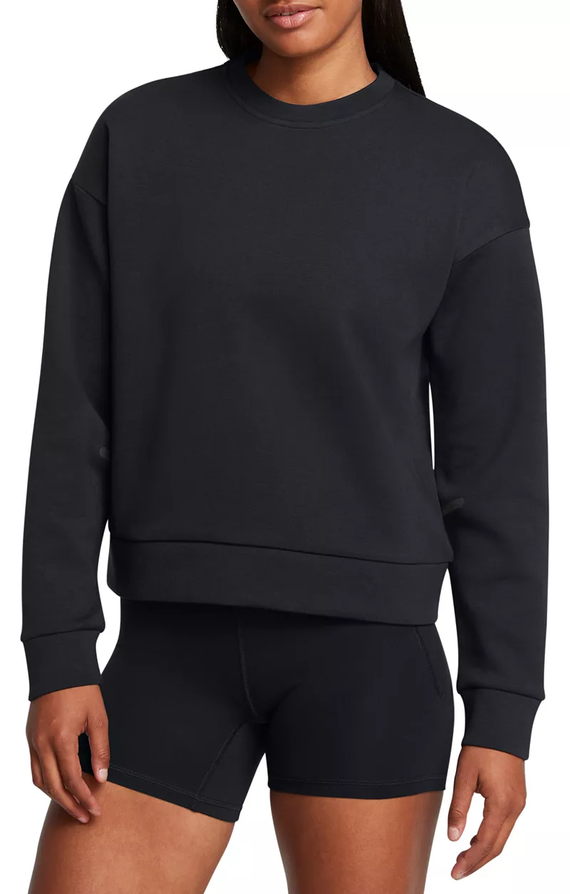 

Женская неудержимая флисовая футболка Under Armour, черный