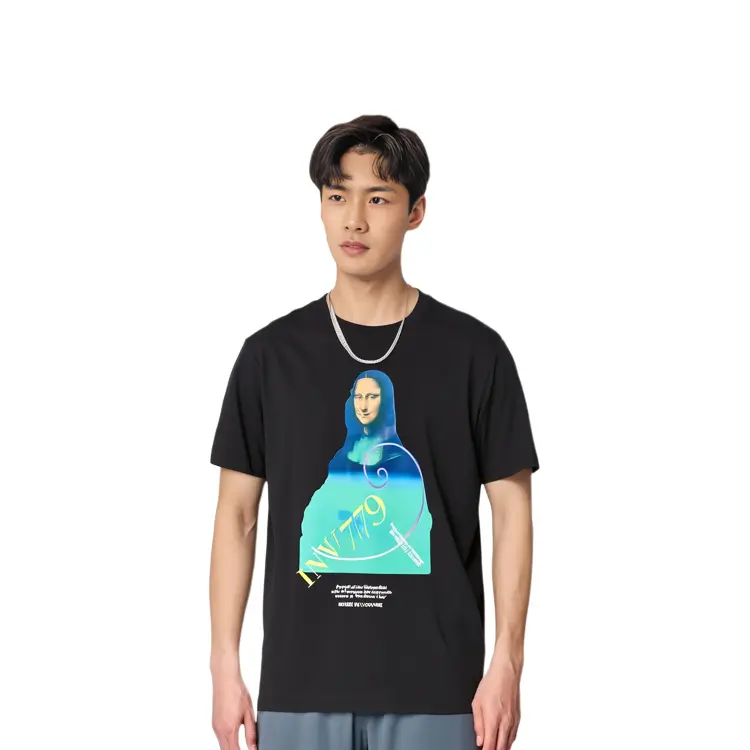 Футболка с логотипом X Louvre, унисекс, черная Uniqlo, черный — фото 2