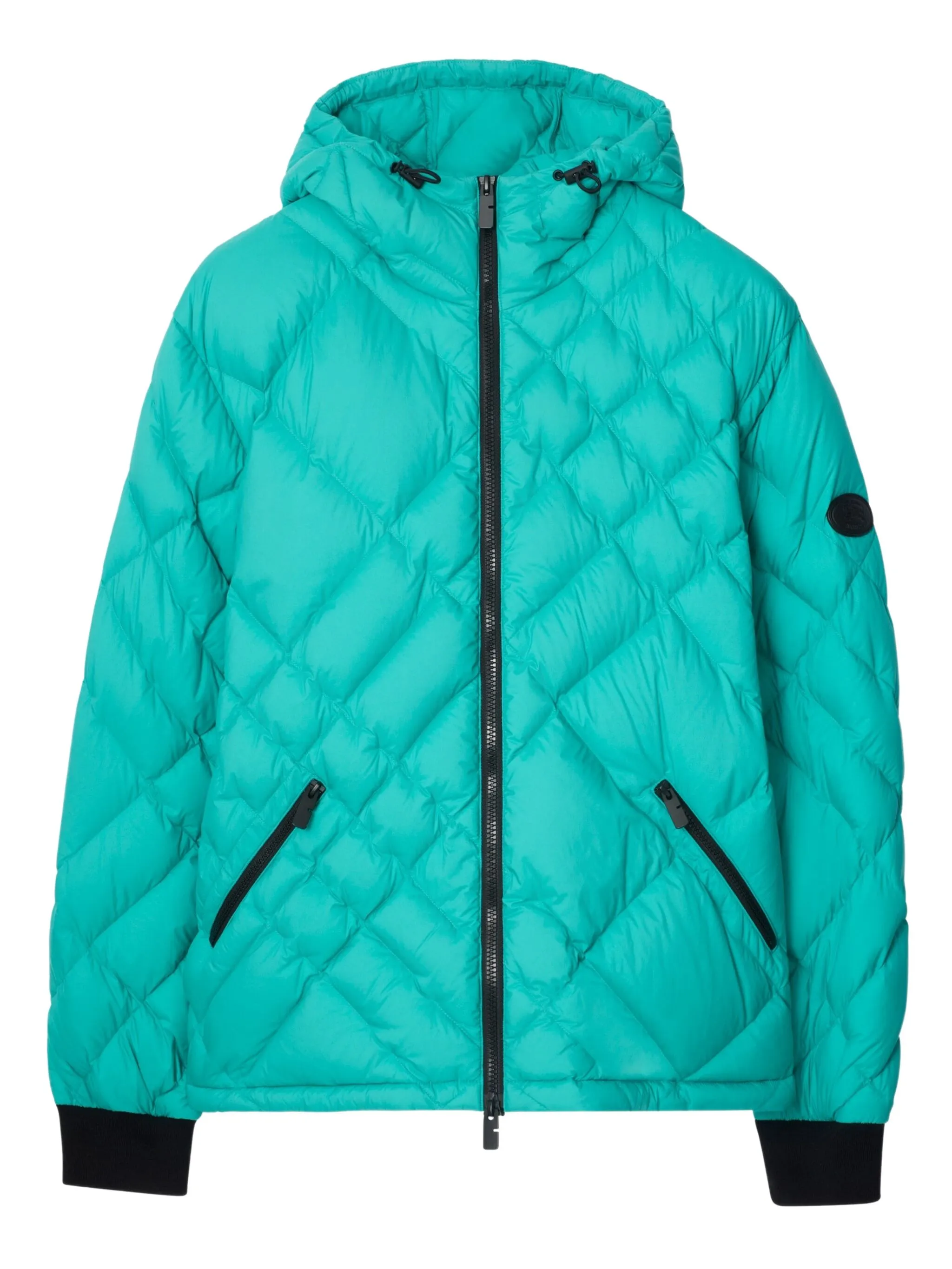 

Стеганая куртка Burberry, зеленый