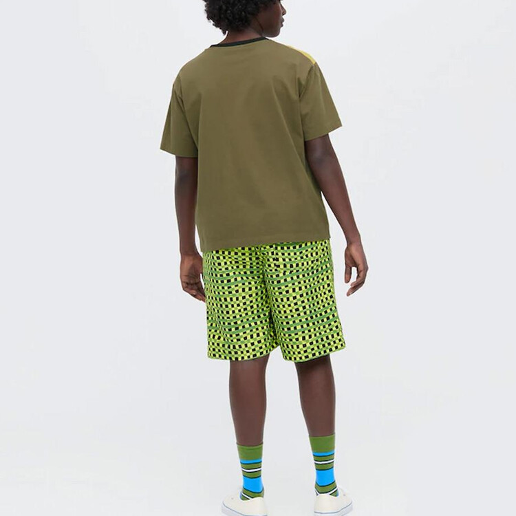 Футболка Marni Co-Branding Unisex Thyme Uniqlo, цвет Thyme — фото 4